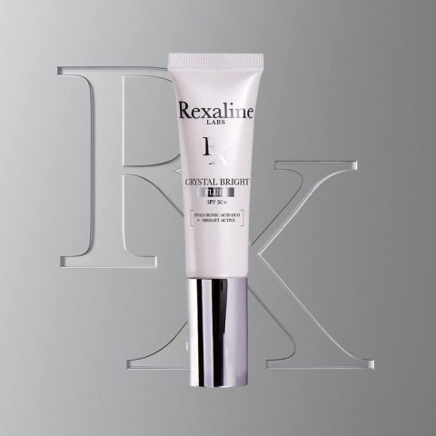 Krem na Dzień Rexaline Crystal Bright Spf 50+ 30 ml Kwas Hialuronowy
