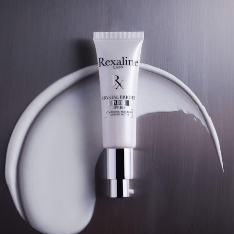 Krem na Dzień Rexaline Crystal Bright Spf 50+ 30 ml Kwas Hialuronowy