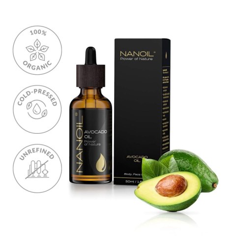 Olejek do Twarzy Nanoil Power Of Nature 50 ml Olej z awokado