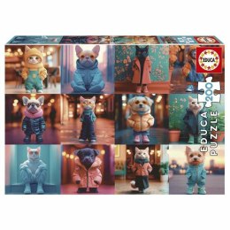 Układanka puzzle Educa 20219 Fashion Animals