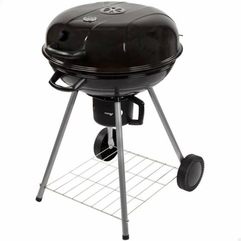 Grill Węglowy na Kólkach Aktive Textilene 57 x 86 cm Czarny