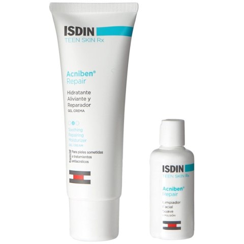Krem Naprawczy Isdin Acniben 40 ml Żel Kojący 3 Części