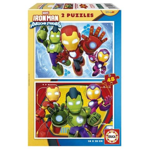 Układanka puzzle Educa Iron Man & His Awsome Friends 48 Części
