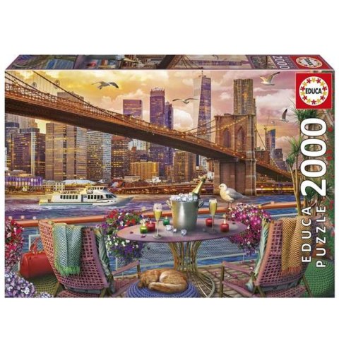 Układanka puzzle Educa New York 2000 Części