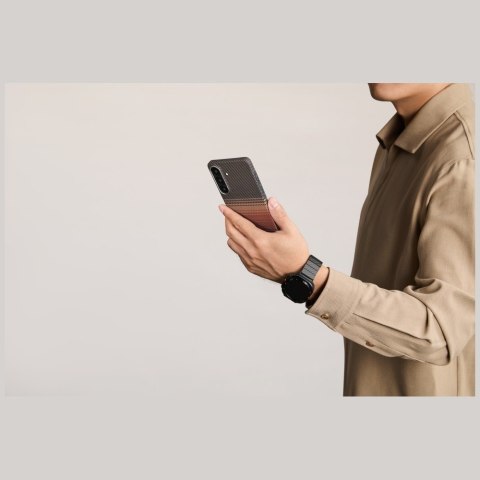 Etui PITAKA Edge Case MagSafe do Samsung Galaxy S26 sunset