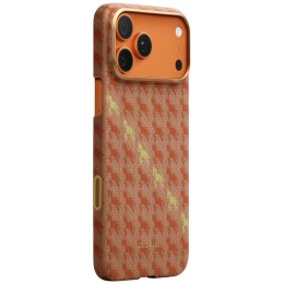 Etui PITAKA Happiness Rides Edge Case MagSafe do iPhone 17 Pro amber