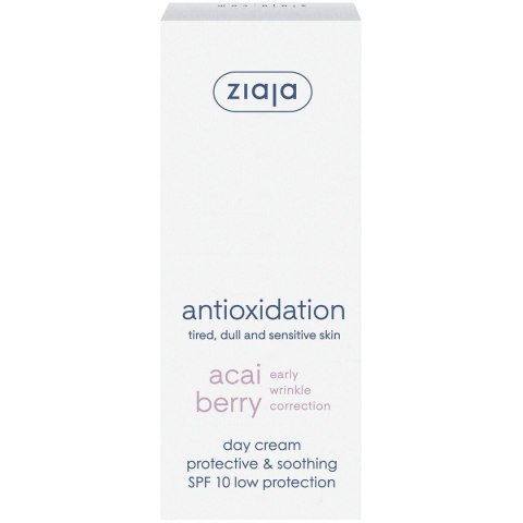 Krem do Twarzy Ziaja Acai Spf 10 50 ml Antyoksydacyjny Acai