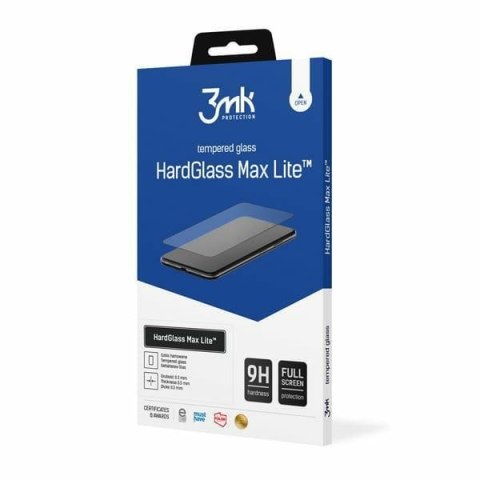 Szkło hartowane 3MK HardGlass Max Lite do Redmi Note 12 Pro / Pro+ czarny