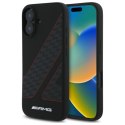 AMG AMHMP16S2SCFR iPhone 16 6,1" czarny/black hardcase Checkered Flag Pattern MagSafe