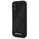 AMG AMHMP16S2SCFR iPhone 16 6,1" czarny/black hardcase Checkered Flag Pattern MagSafe