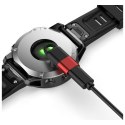 Adapter Lightning MajesticLine do ładowania zegarków Garmin czerwony