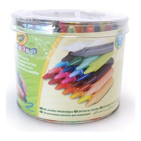 Kolorowe Kredki Woskowe Crayola 2.0784 Zmywalny (24 pcs)