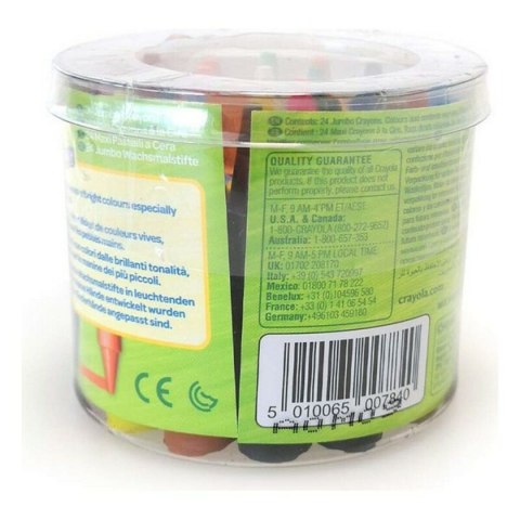 Kolorowe Kredki Woskowe Crayola 2.0784 Zmywalny (24 pcs)