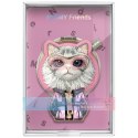Magnetyczna zawieszka Nimmy Cool&Cute 2.0 Chinchila różowy