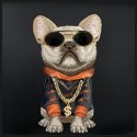 Nimmy Nerka na ramię czarny/black Crossbody Glasses Cool Dog