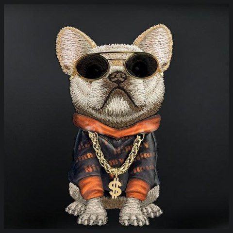 Nimmy Nerka na ramię czarny/black Crossbody Glasses Cool Dog