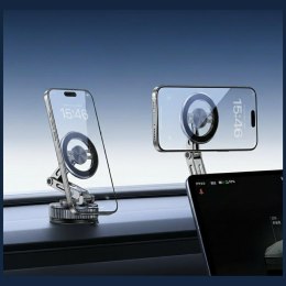 Uniwersalny uchwyt na telefon USAMS ZJ087 magnetyczny do samochodu, domu, biura czarny