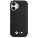 Etui BMW M Quilted Logo MagSafe do iPhone 17 czarny