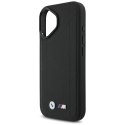 Etui BMW M Quilted Logo MagSafe do iPhone 17 czarny