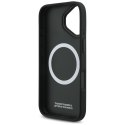 Etui BMW M Quilted Logo MagSafe do iPhone 17 czarny