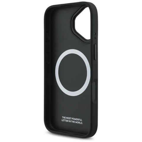 Etui BMW M Quilted Logo MagSafe do iPhone 17 czarny