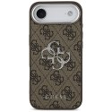 Etui Guess 4G Big 4G Classic Logo do iPhone Air brązowy srebrny
