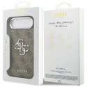 Etui Guess 4G Big 4G Classic Logo do iPhone Air brązowy srebrny