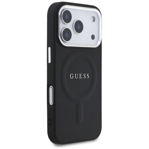 Etui Guess Classic Logo MagSafe do iPhone 17 Pro czarny