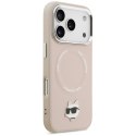 Etui Karl Lagerfeld Choupette Pin MagSafe do iPhone 17 Pro różowy