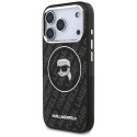 Etui Karl Lagerfeld IML Karl Head Logo MagSafe do iPhone 17 Pro czarny