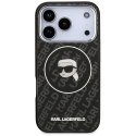 Etui Karl Lagerfeld IML Karl Head Logo MagSafe do iPhone 17 Pro czarny
