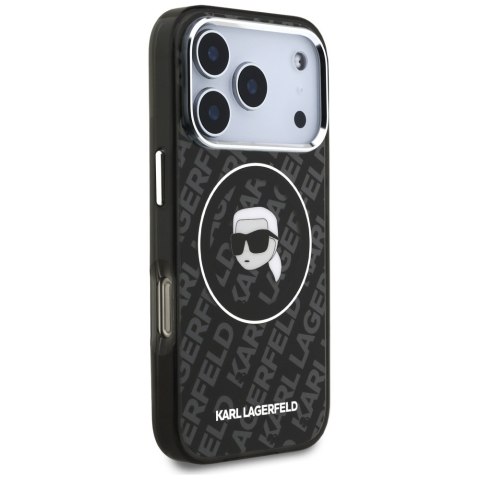 Etui Karl Lagerfeld IML Karl Head Logo MagSafe do iPhone 17 Pro czarny