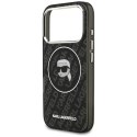Etui Karl Lagerfeld IML Karl Head Logo MagSafe do iPhone 17 Pro czarny