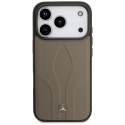 Etui Mercedes Leather The Move MagSafe do iPhone 17 Pro taupe