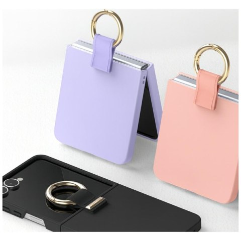 Etui Mercury Gold Ring do Samsung Galaxy Z Flip7 różowy