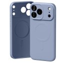 Etui Mercury Semi-Silicone MagSafe do iPhone 17 Pro Max liliowy fiolet