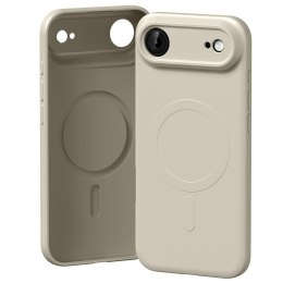 Etui Mercury Semi-Silicone MagSafe do iPhone Air kamienny