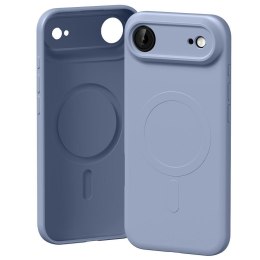 Etui Mercury Semi-Silicone MagSafe do iPhone Air liliowy fiolet