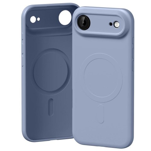 Etui Mercury Semi-Silicone MagSafe do iPhone Air liliowy fiolet