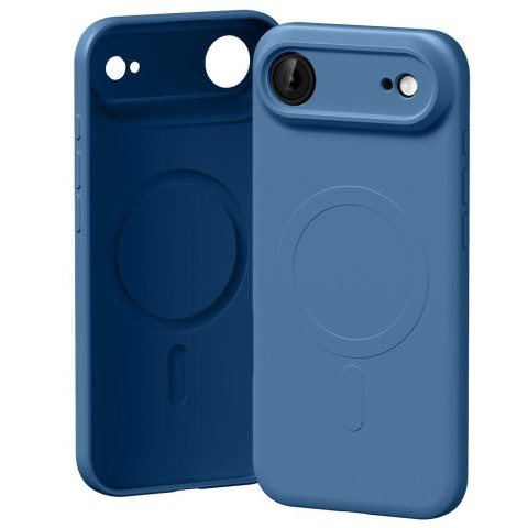 Etui Mercury Semi-Silicone MagSafe do iPhone Air niebieski