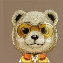 Etui Nimmy Cool&Cute 2.0 Bear do iPhone 17 Pro Max beżowy