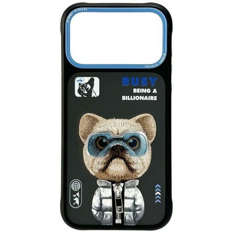 Etui Nimmy Cool&Cute 2.0 Dog do iPhone 17 Pro Max czarny