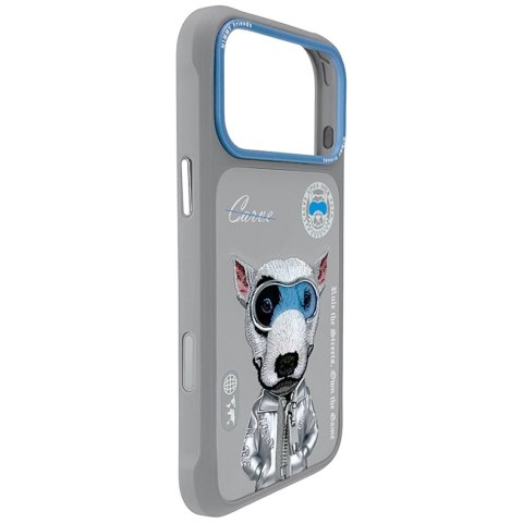 Etui Nimmy Cool&Cute 2.0 Dog do iPhone 17 Pro Max szary