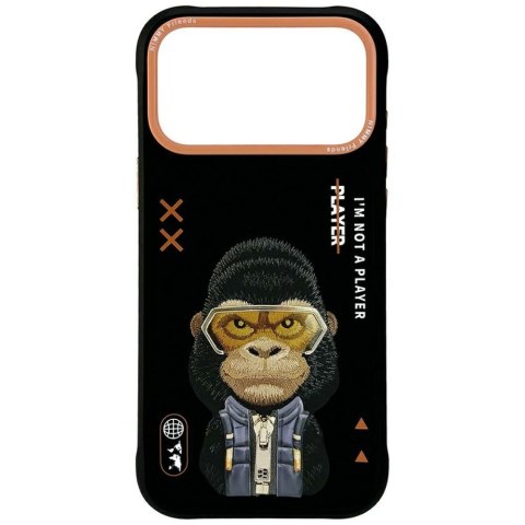 Etui Nimmy Cool&Cute 2.0 Gorilla do iPhone 17 Pro Max czarny