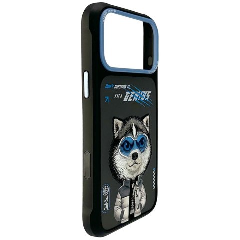 Etui Nimmy Cool&Cute 2.0 Wolf do iPhone 17 Pro Max czarny