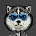 Etui Nimmy Cool&Cute 2.0 Wolf do iPhone 17 Pro Max czarny