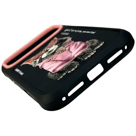Etui Nimmy Glasses Cool Cat do iPhone 17 Pro Max czarny