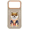 Etui Nimmy Glasses Cool Dog do iPhone 17 Pro Max beżowy