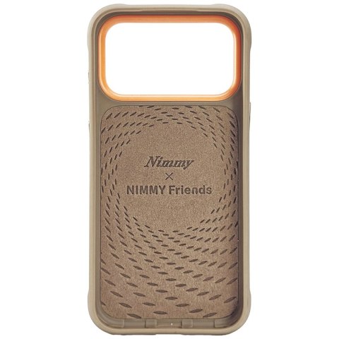Etui Nimmy Glasses Cool Dog do iPhone 17 Pro Max beżowy