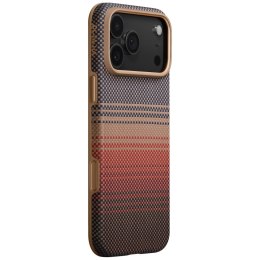 Etui PITAKA Aramid UltraGuard MagSafe do iPhone 17 Pro sunset